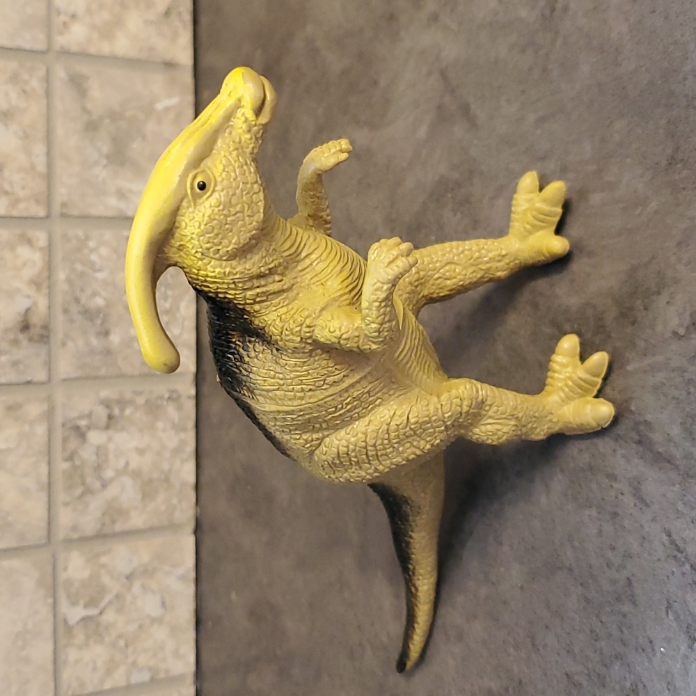 Vintage Toy Parasaurolophus Dinosaur